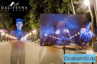 Танцующий  художник в  Москве    Танцующий  художник в  Москве