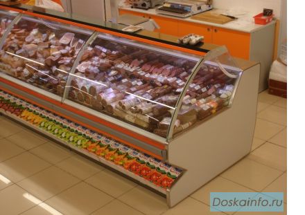 Холодильное оборудование для магазинов, витрины. бонеты. шкафы, лари, камеры