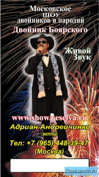 Двойник Боярского.