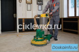 Шлифовка паркета 