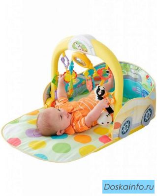 Развивающий коврик 3 в 1 Авто Fisher Price