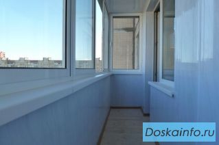 Косметическая отделка балконов и лоджий.