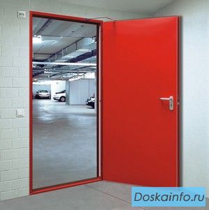 Стальные противопожарные двери - качественные'