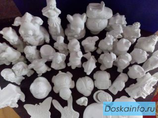 Продаю гипсовые фигурки для детского творчества