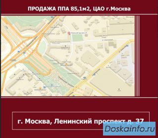 Продажа ППА 85,1м2 от ДИГМ         Ленинский       проспект, 37