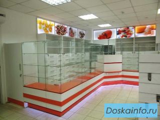 Торговая мебель для аптек и магазинов, офисов