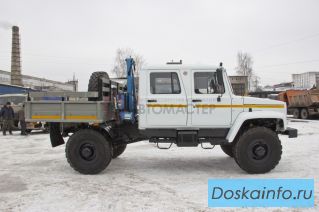 Бортовой автомобиль ГАЗ 33081 Егерь 2 с КМУ