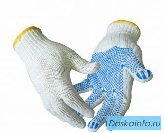 Продаем перчатки Х/Б с ПВХ