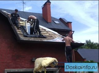 Ремонт кровли из металлочерепицы