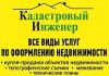 Межевание в Подольске (в Подольском районе)