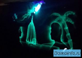Песочная анимация и рисунки светом в Ростове