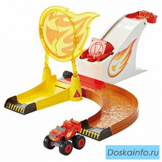 Машинка Вспыш от fisher-price +Трек и Кольцо огня