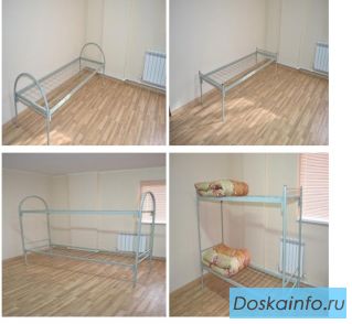 Кровать металличейская, для рабочих