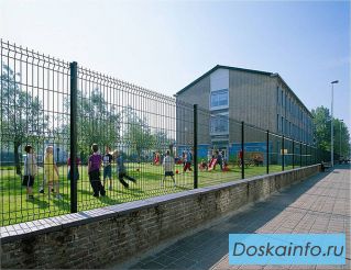 Металлические панельные ограждения