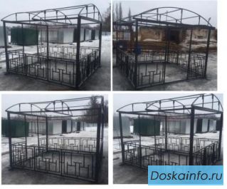 Металлическая беседка