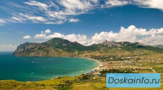 Посёлок Коктебель в Крыму