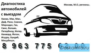 Компьютерная диагностика грузовых автомобилей с выездом.