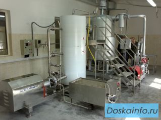 Оборудование для производства сгущенного молока из сухих компонентов