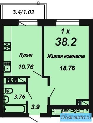 Продам квартиру недорого в новом кирпичном доме.
