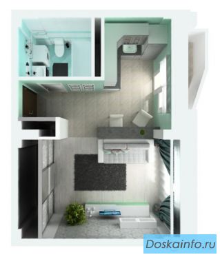 Продам 1-комнатную квартиру 26,8 м2 в Краснодаре