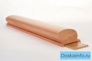 Поручень дубовый 45х70х3000