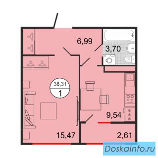 1 комнатная Квартира в Ставрополе