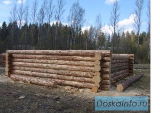 Готовые срубы из бревна