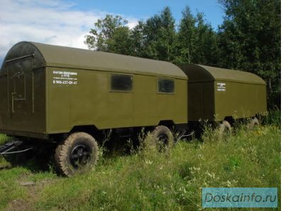 Вагончик бытовка прицеп-фургон на колесах с документами ПТС