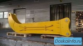 Удлинитель рукояти гусек для экскаватора Hitachi Doosan под бур    