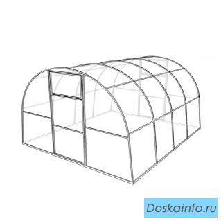 Дешёвый каркас теплиц