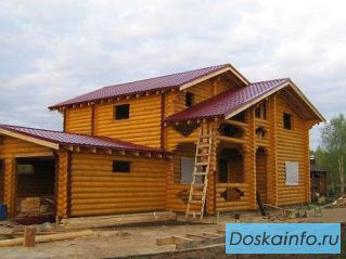 Строительство из зимнего строевого леса (срубы, дома, бани).