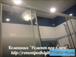 Комплексный ремонт ванной комнаты и санузла под ключ, недорого