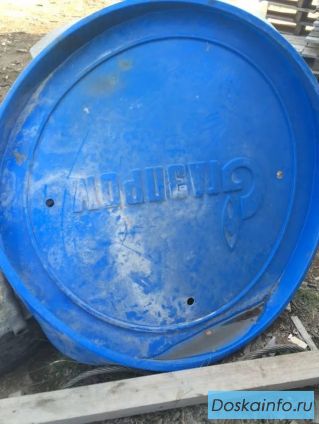 Заглушки синие пластиковые Газпром