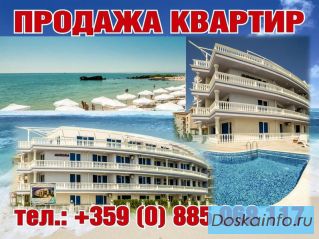 Двухкомнатная квартира на Черноморском побережье Болгарии,  комплекс АВРОРА - г. Несебр 