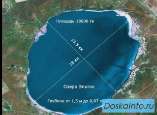 Участок 36 га на берегу соленего озера Эльтон (аналог Мертвого моря) 