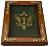 Деревянная ключница с эмблемой СВР Деревянная ключница Эмблема Службы внешней разведки РФ
