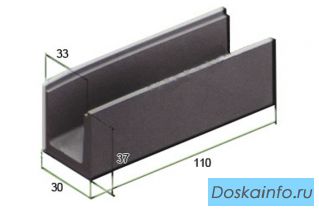 Металлическая форма лотка Л-1-7