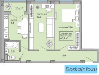 2 ком.кв. за 1 540 000 руб. - ВЫГОДНОЕ ПРИОБРЕТЕНИЕ