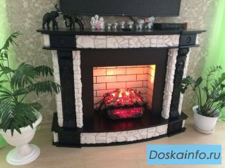 Уникальные электрокамины ручной работы