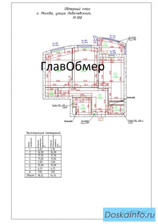 Обмерные работы