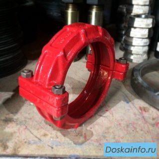 Замки, хомуты для бетононасосов