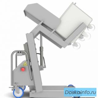 Мобильный подъемник опрокидыватель для чанов