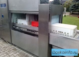 Мойка лотков сетчатых и сплошных, из пластика