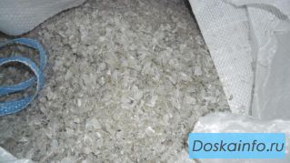 Дробленка ПНД водоналивных дорожных барьеров