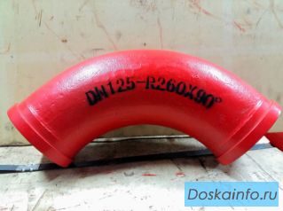 Угол бетоновода DN125*R260*90*