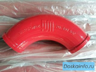 Угол бетоновода DN125*R275*90*