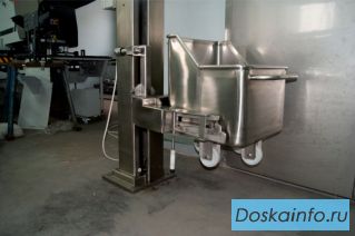 Подъёмник фарша и мяса со склада
