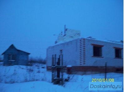 Продам участок с недостроенным домом, г. Дмитров, 50км от МКАД
