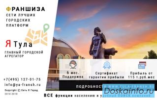 Готовый бизнес в Туле по франшизе 