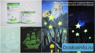 Светящаяся краска для стен AcmeLight Interior